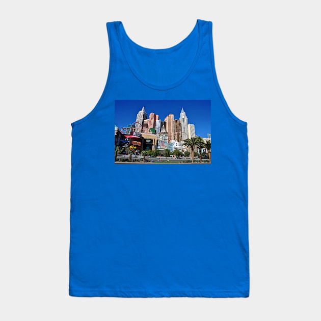 New York New York Las Vegas America Tank Top by AndyEvansPhotos